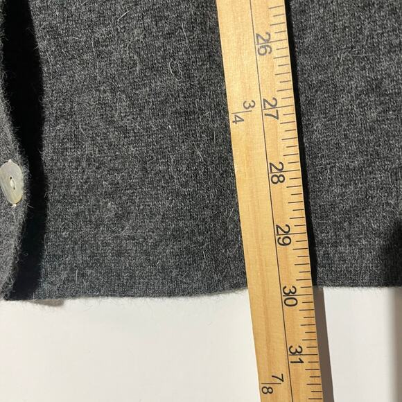 Pandemonium Cardigan Sweater Lambswool Angora Rabbit Fur Button Up Women’s XL - Picture 5 of 7